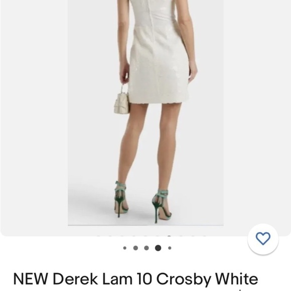 DEREK lam serenity sequin dress 10 - Picture 8 of 8